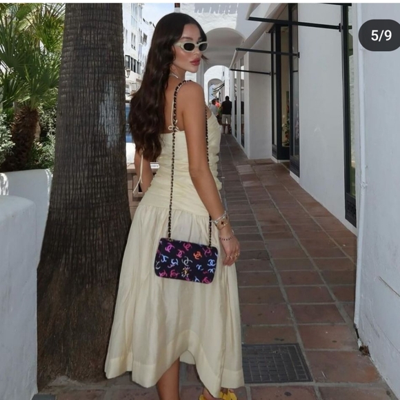 Zara Draped Midi Dress - Picture 6 of 11